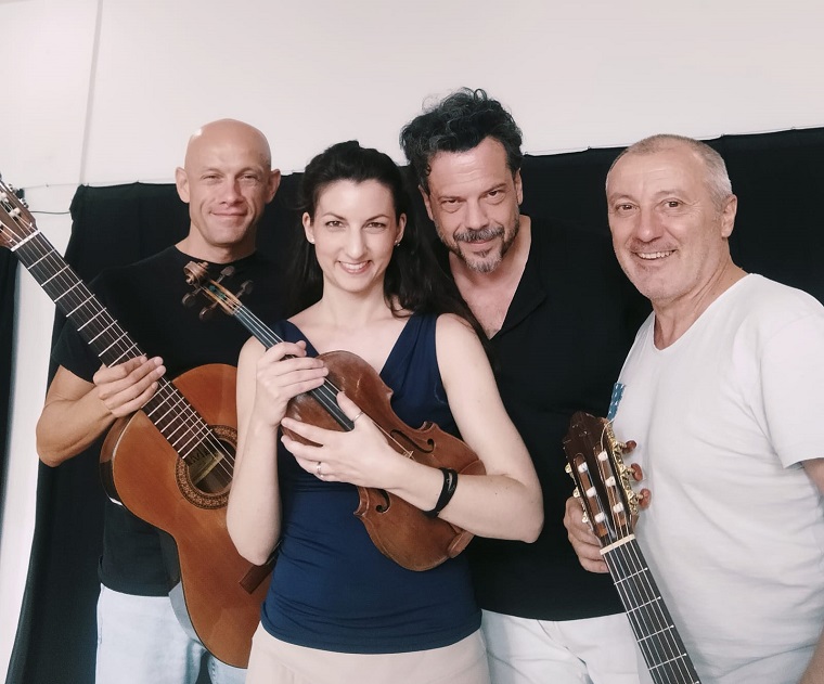 Con Silvia Mangiarotti, Mino Francesco Manni e Emilio Belloni Con Silvia Mangiarotti, Mino Francesco Manni e Emilio Belloni